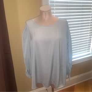 Ann Taylor Blouse in soft blue. Size XL, NWOT
